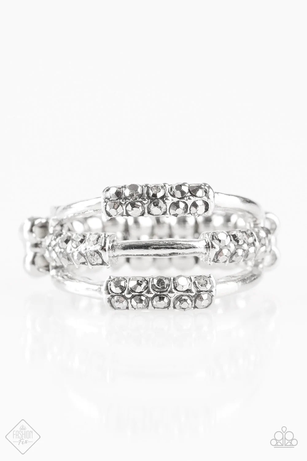 Paparazzi Ring ~ Glitter-topia - Silver