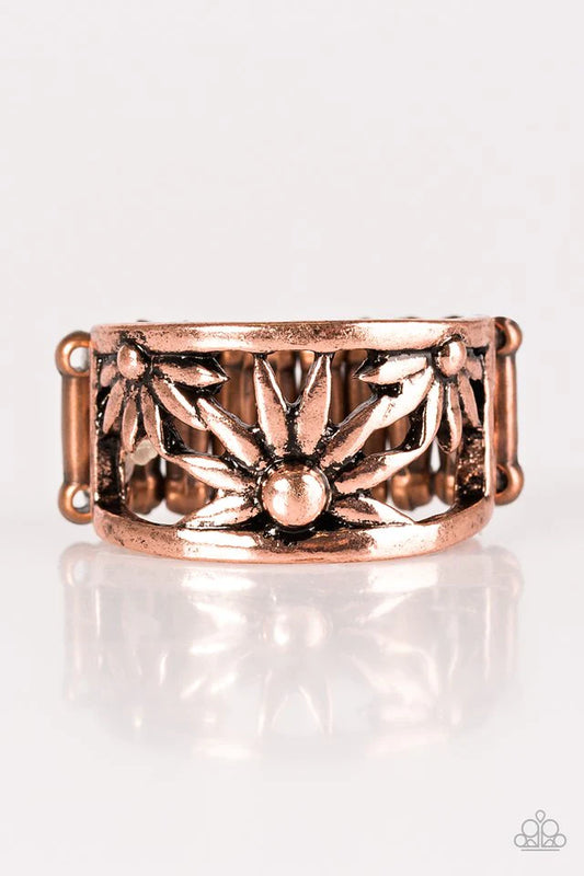 Paparazzi Ring ~ Let A Thousand WILDFLOWERS Bloom - Copper