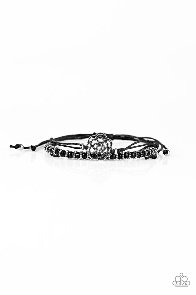 Paparazzi Bracelet ~ GROW All Out - Black