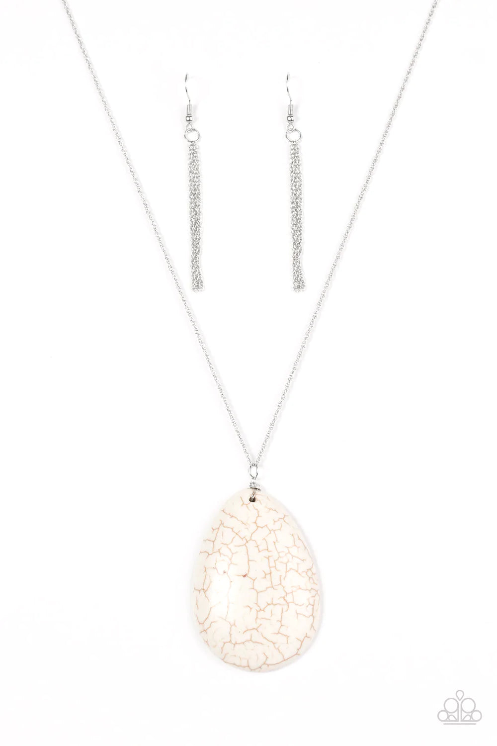 Paparazzi Necklace ~ Quaint and Quarry - White