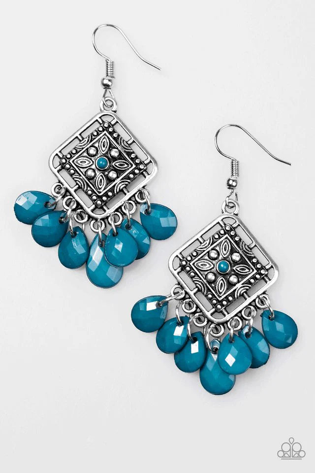 Pendiente Paparazzi ~ San Diego Spree - Azul