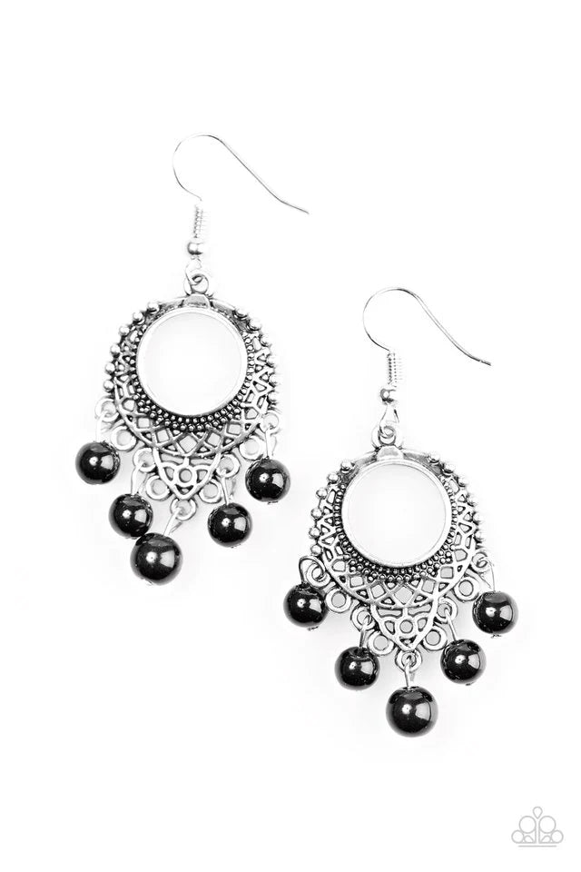 Pendiente Paparazzi ~ Inatrapable - Negro