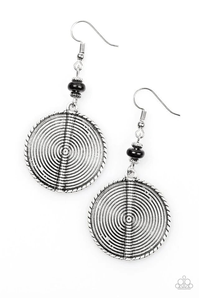 Pendiente Paparazzi ~ Mundo Salvaje - Negro