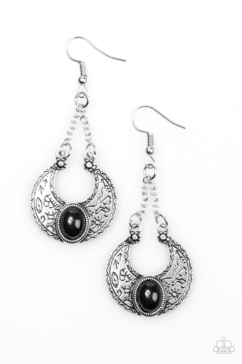 Pendiente Paparazzi ~ Anasazi Sands - Negro