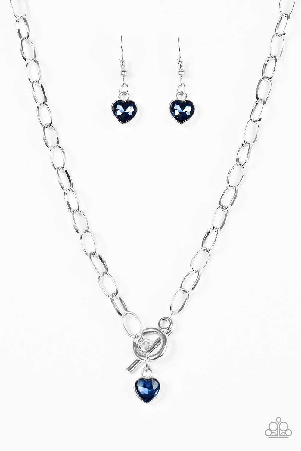 Paparazzi Necklace ~ Let Your Heart Shine - Blue