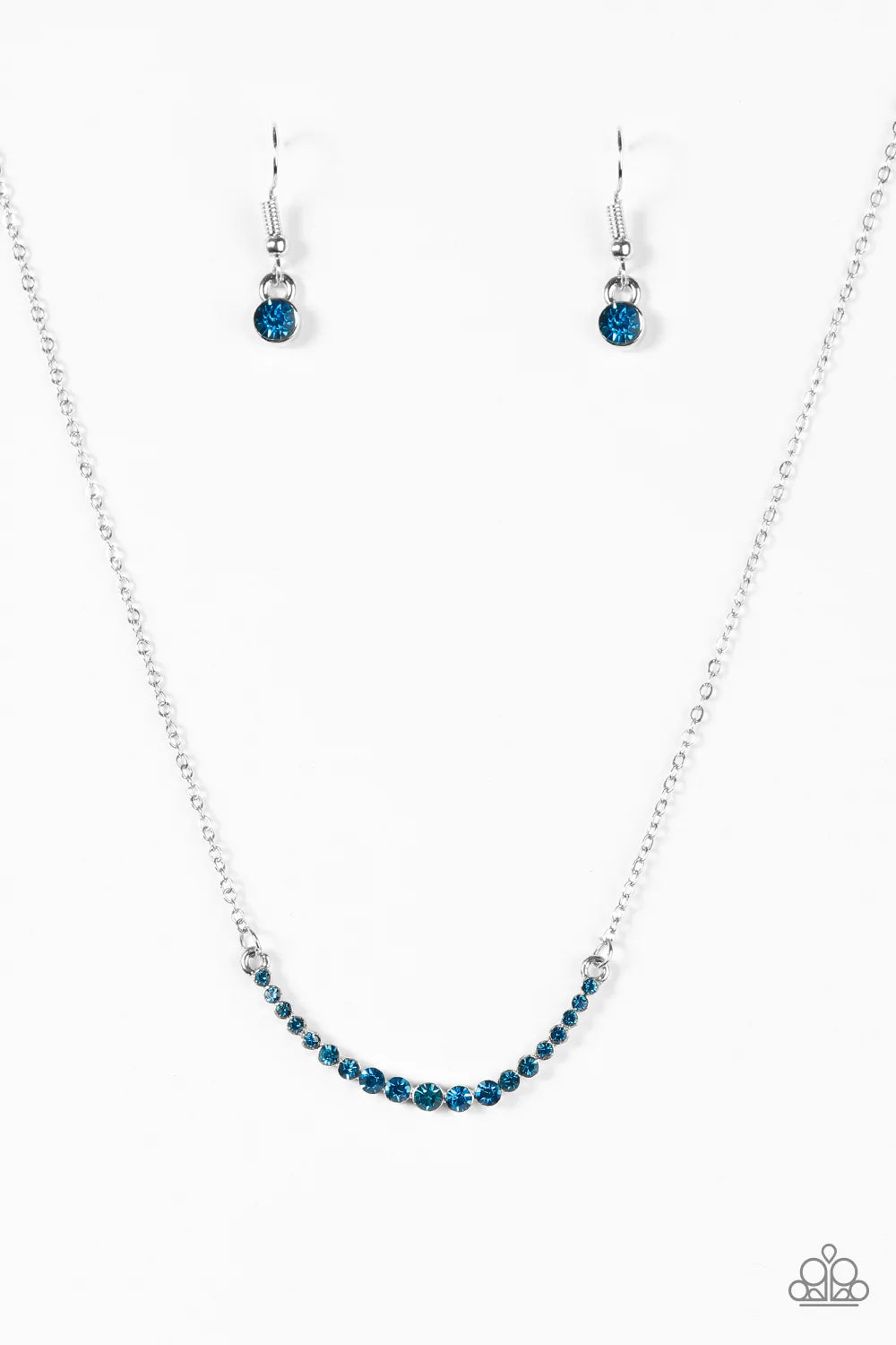 Paparazzi Necklace ~ Rockin Rhinestones - Blue