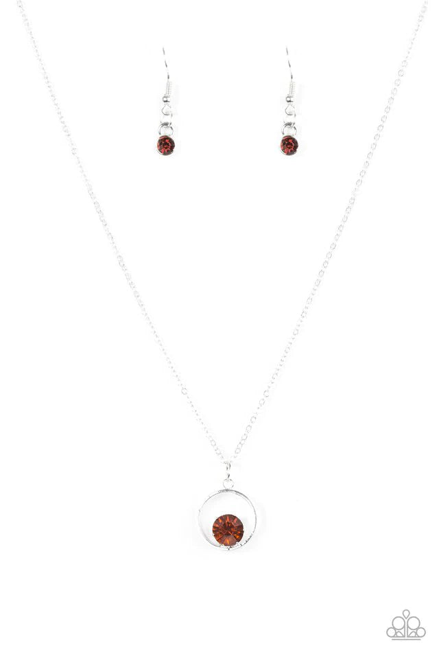 Paparazzi Necklace ~ Im A Great GLISTENER - Brown