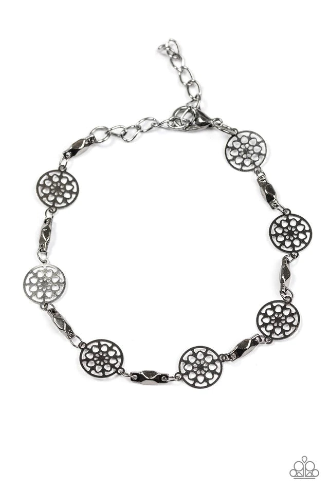 Paparazzi Bracelet ~ Only Time WHEEL Tell - Black
