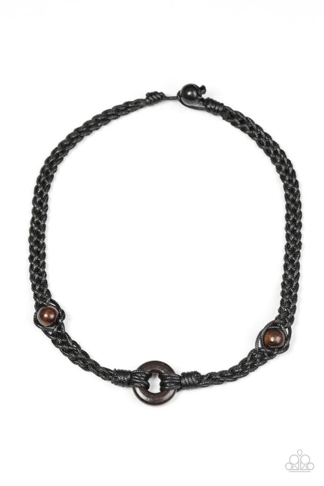 Collar Paparazzi ~ On Camp Time - Negro