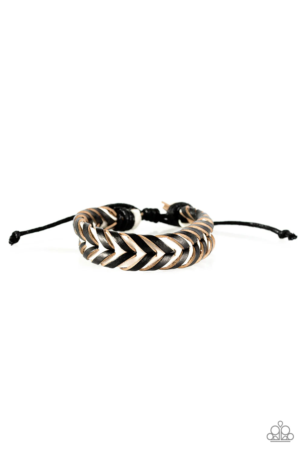 Pulsera Paparazzi ~ Turn Up The Trail Mix - Negro