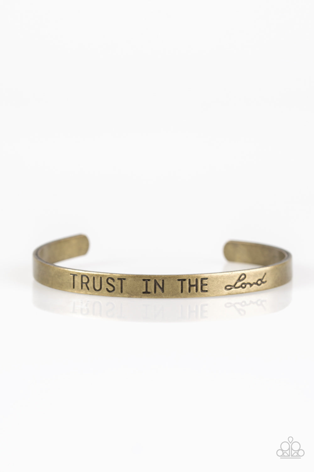 Paparazzi Bracelet ~ I Put My Trust In You - Brass