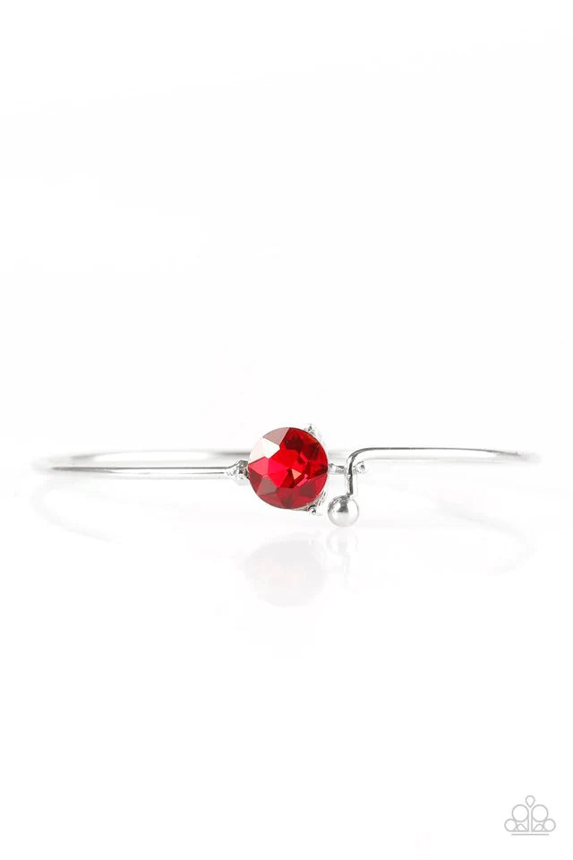 Pulsera Paparazzi ~ Beginners LUXE - Rojo