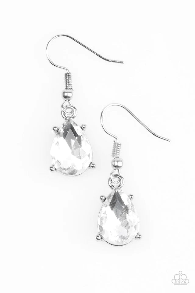 Pendiente Paparazzi ~ Live Love LUXE - Blanco