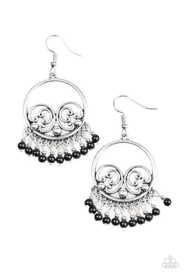 Pendiente Paparazzi ~ A Way of WILDLIFE - Negro