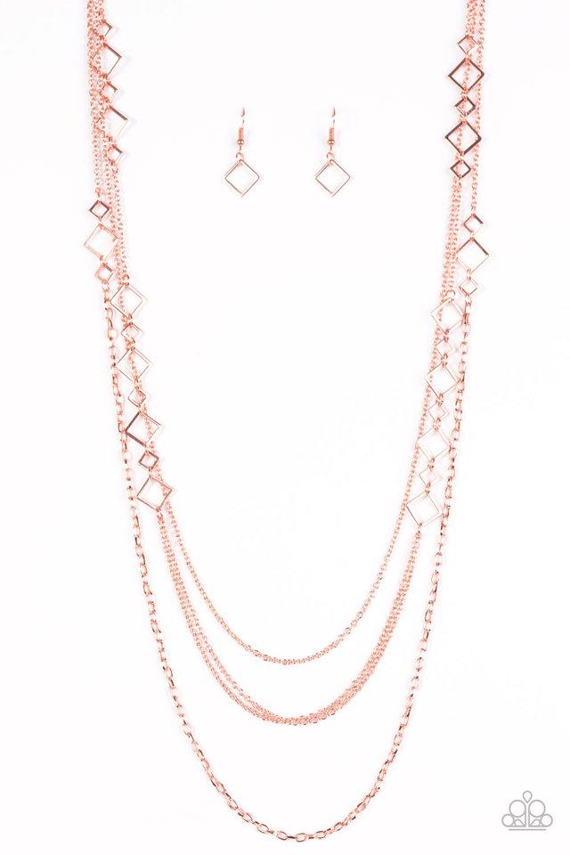 Paparazzi Necklace - Hey, Hotshot! - Copper