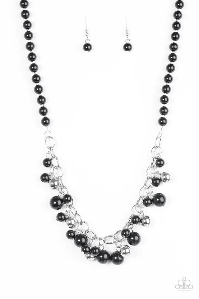 Paparazzi Necklace ~ Classically Celebrity Black Paparazzi Jewelry Online Store 7718