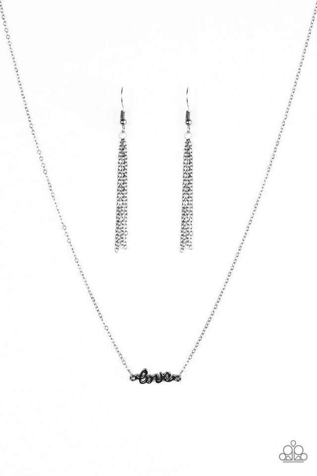 Collar Paparazzi ~ Todo mi amor - Negro