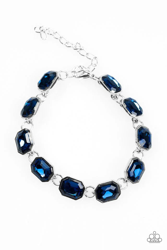 Pulsera Paparazzi ~ Deluxe Sparkle - Azul