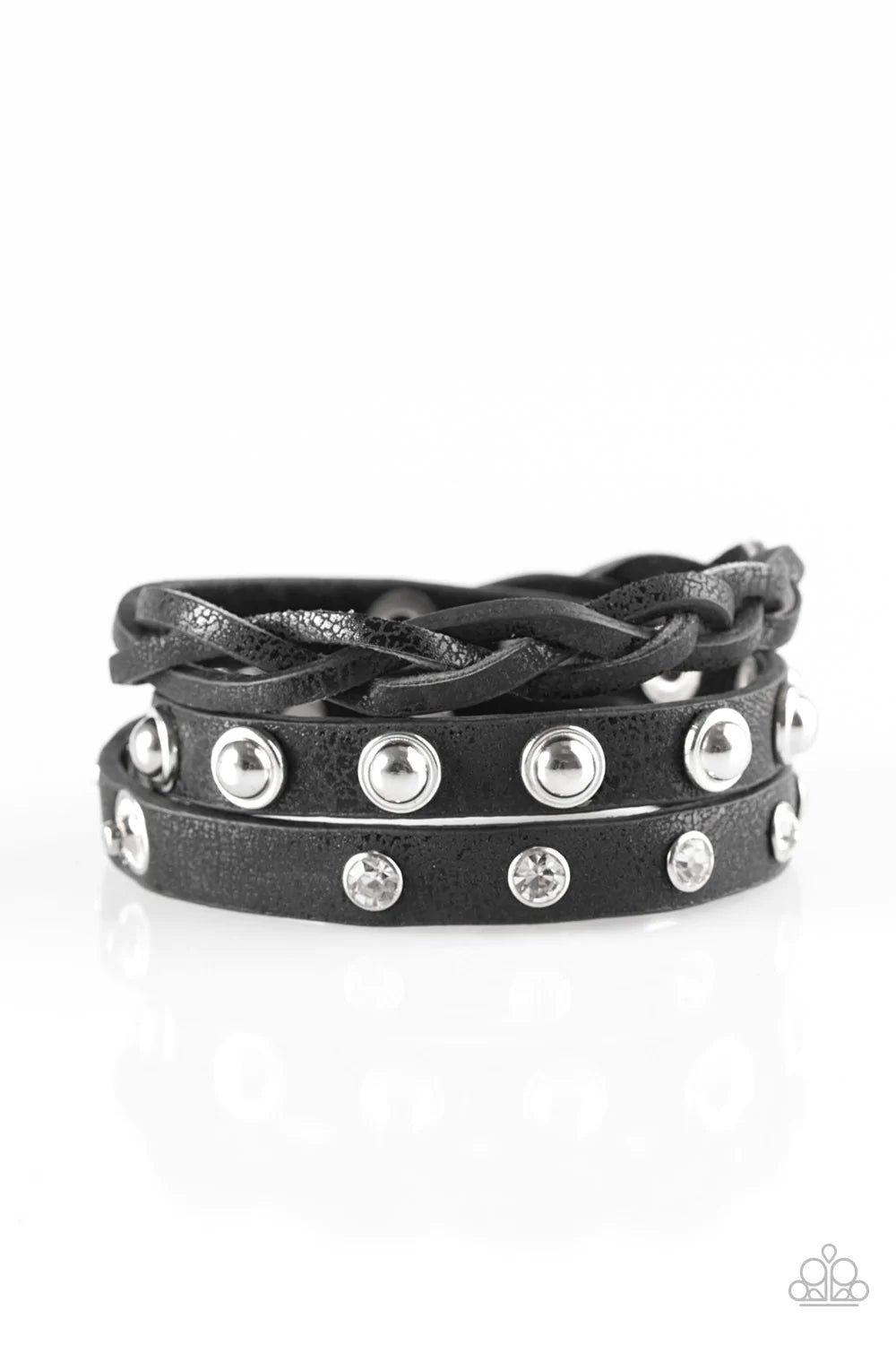Pulsera Paparazzi ~ Runway Rave - Negro