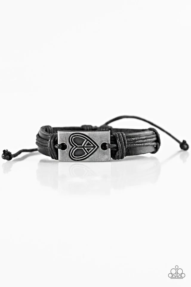 Pulsera Paparazzi ~ Tranquilidad de espíritu - Negro