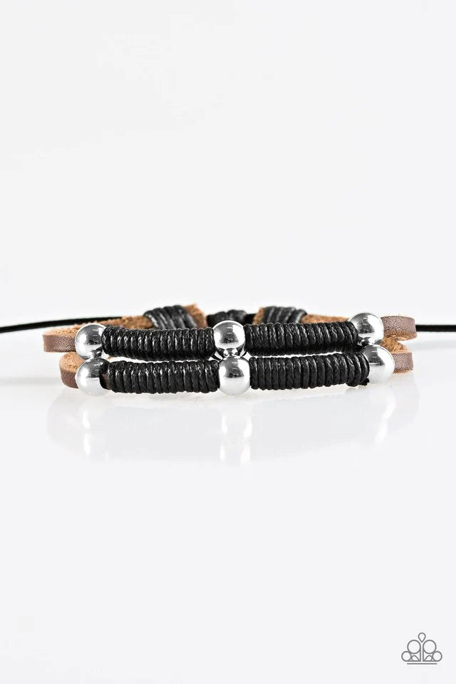 Pulsera Paparazzi ~ Tell It HIKE It Is - Negro