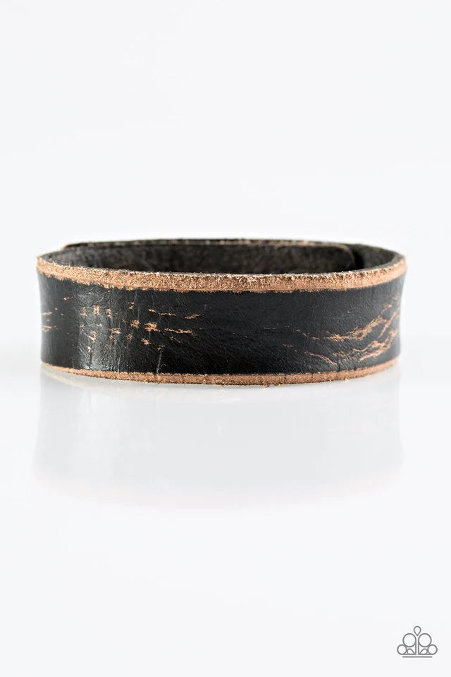 Pulsera Paparazzi ~ Go Hard Or Go Home - Negro