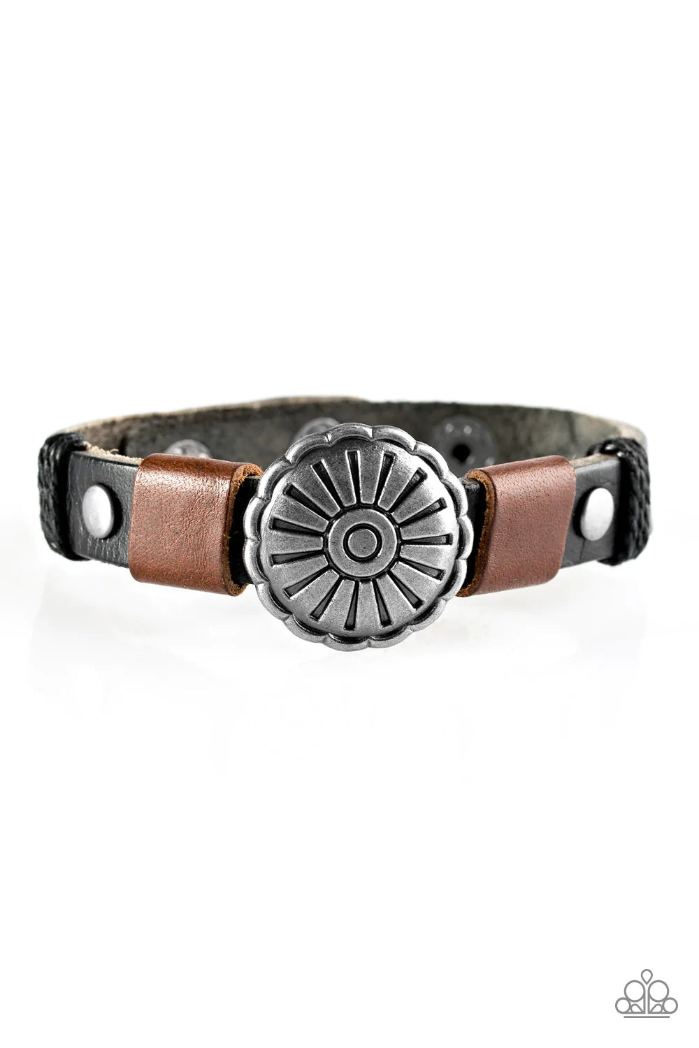 Pulsera Paparazzi ~ Mountain Rise - Negro