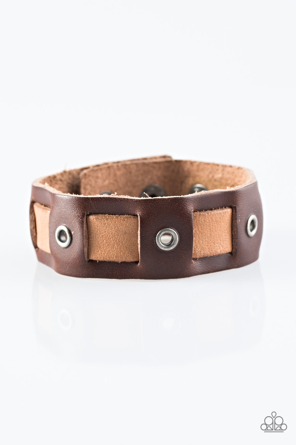 Pulsera Paparazzi ~ Esto significa guerra - Marrón