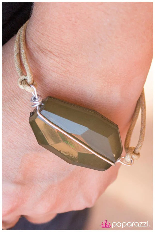 Paparazzi Bracelet ~ Cypress EnWRAPture - Green