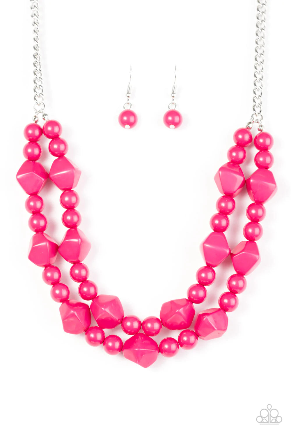 Collar Paparazzi ~ Galapagos Glam - Rosa
