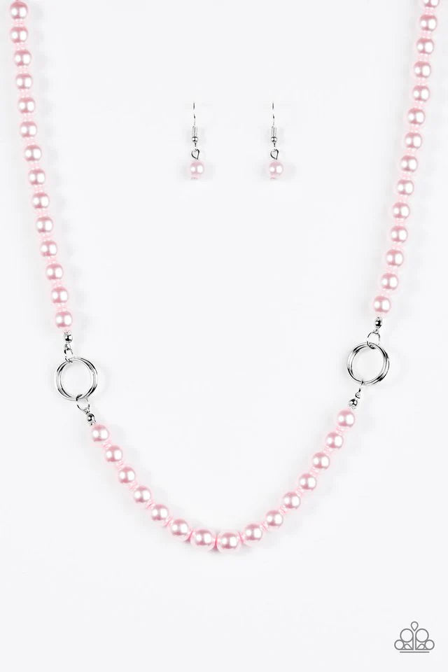 Paparazzi Necklace ~ Romance Is In The Air Pink Paparazzi Jewelry Online Store 7353