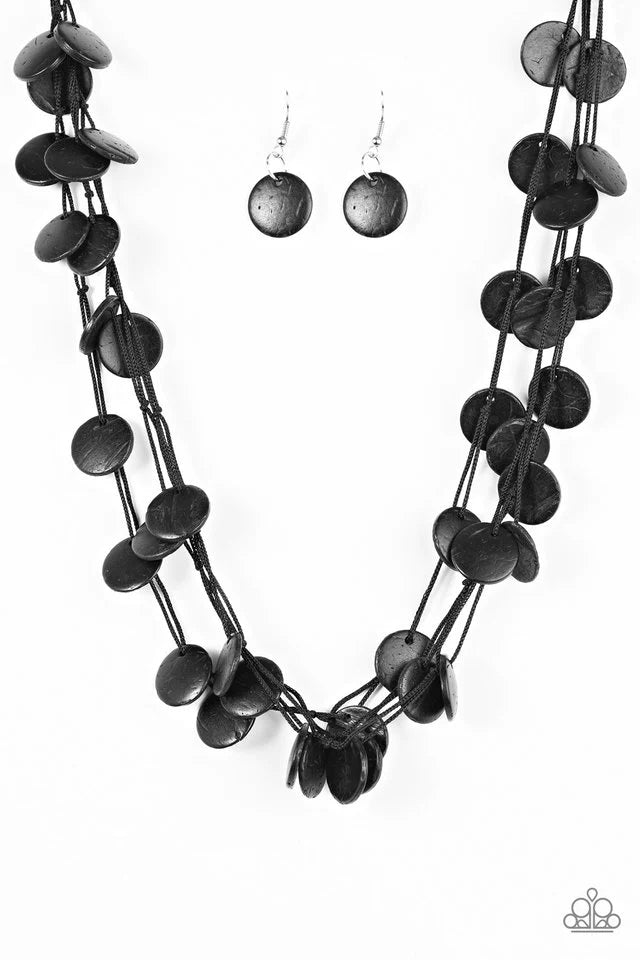 Collar Paparazzi ~ Caribbean Catch - Negro