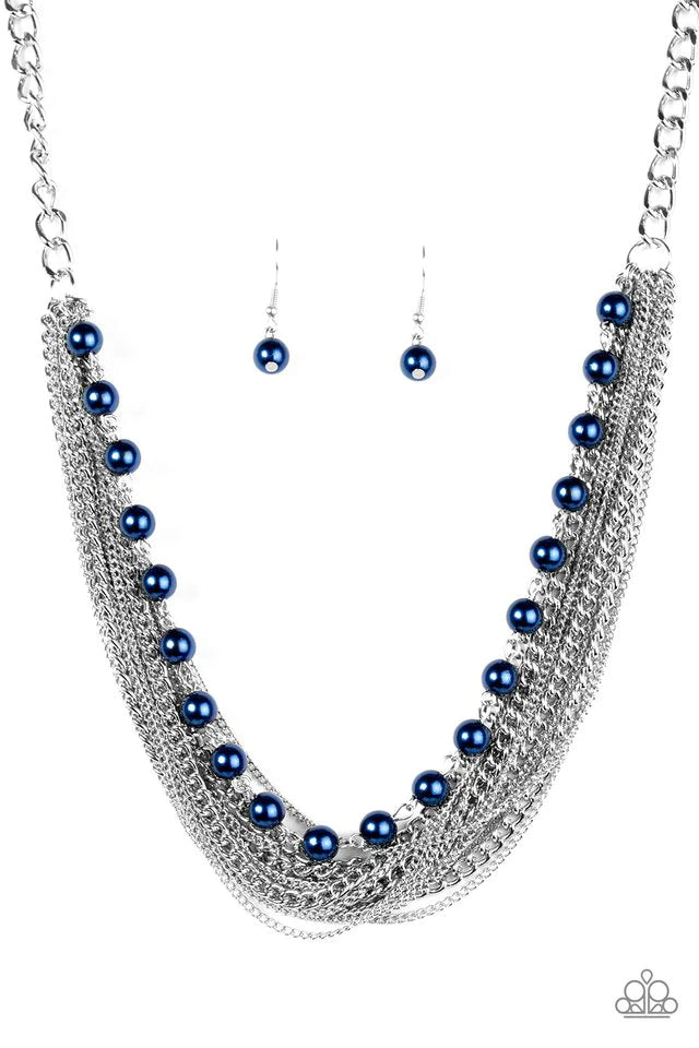 Collar Paparazzi ~ Fierce Fashion - Azul