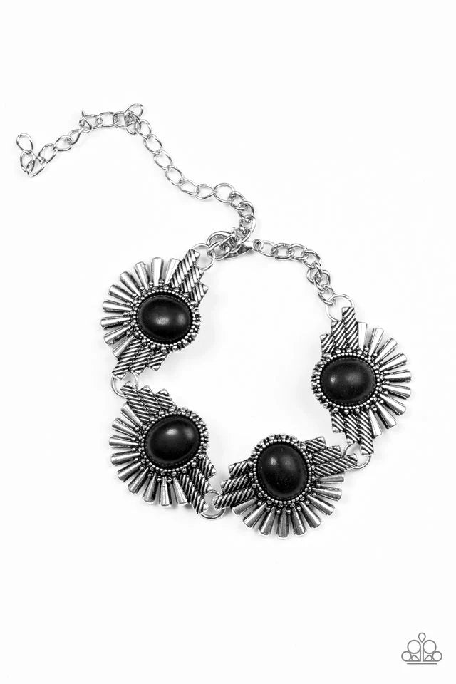 Pulsera Paparazzi ~ Marvel del desierto - Negro