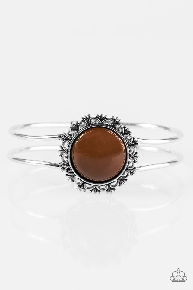 Pulsera Paparazzi ~ Shout It Out Loud - Marrón