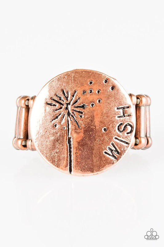 Paparazzi Ring ~ Never Stop Wishing - Copper
