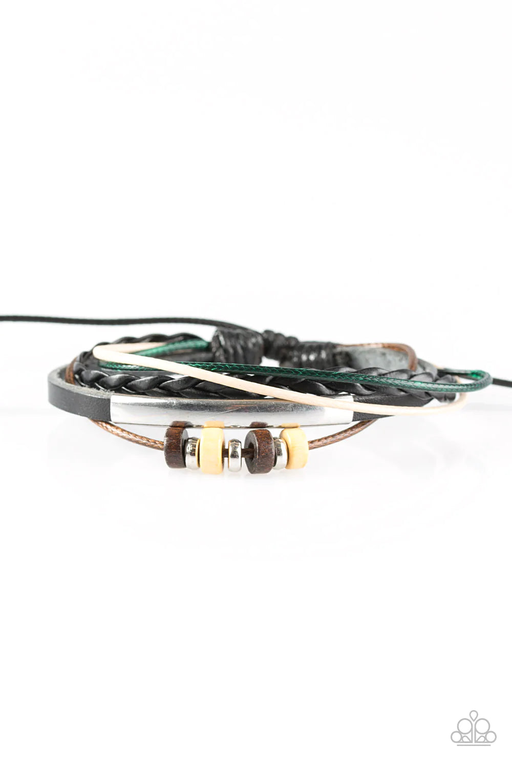 Paparazzi Bracelet ~ Knock On BEACH Wood - Brown