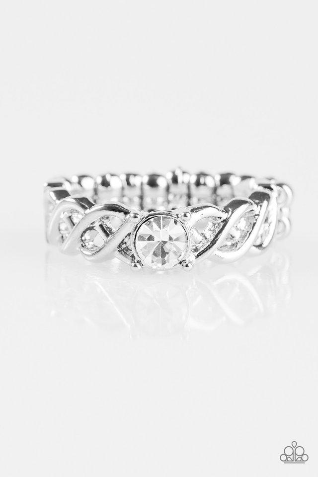Paparazzi Ring ~ CACHE Out - White
