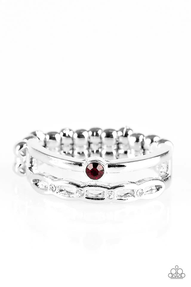 Paparazzi Ring ~ Fashion Week Fabulous - Red