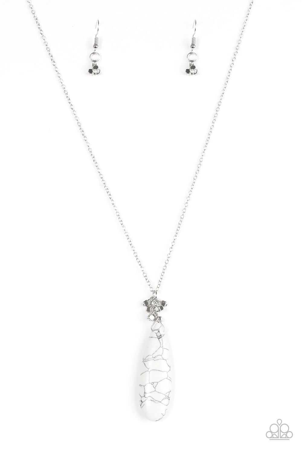 Paparazzi Necklace ~ Canyon Craze - White