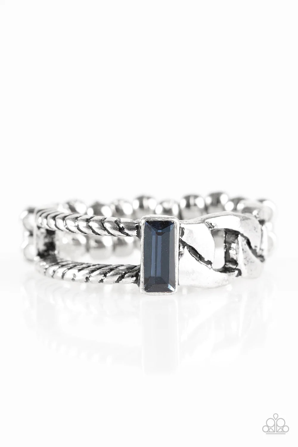 Anillo Paparazzi ~ Runway Edge - Azul
