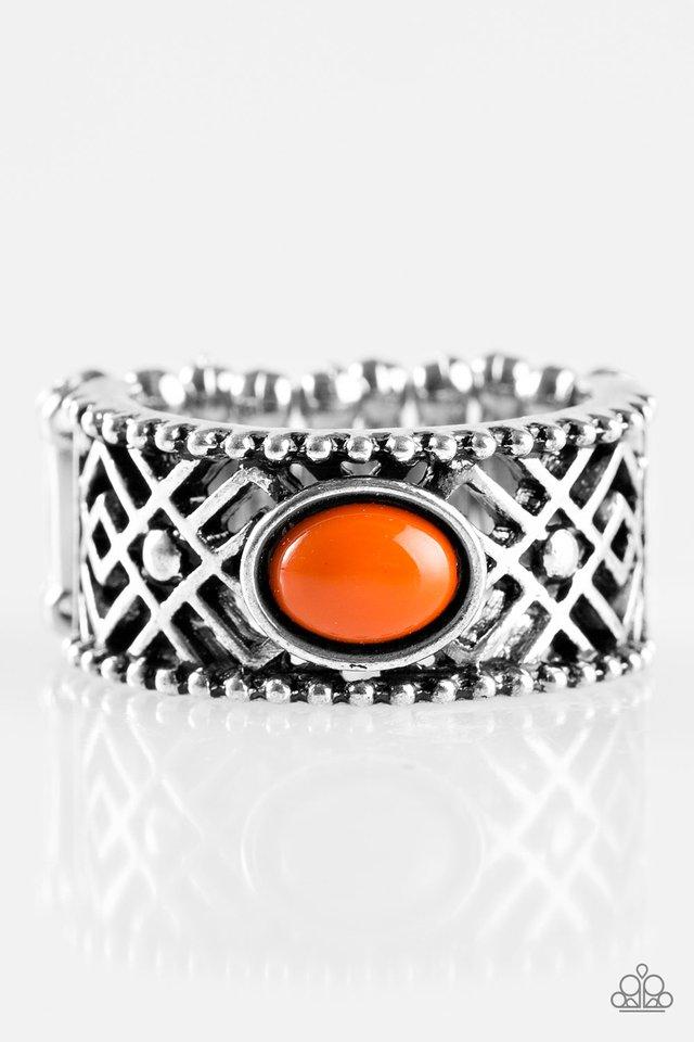 Anillo Paparazzi ~ Cave Babe - Naranja