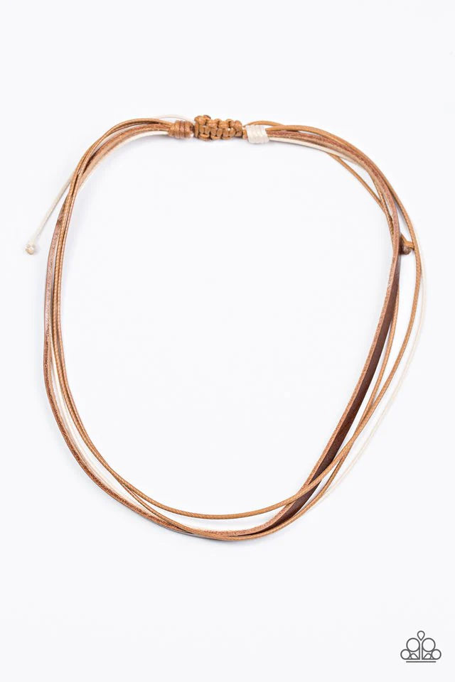 Collar Paparazzi ~ Outback Outfitter - Marrón