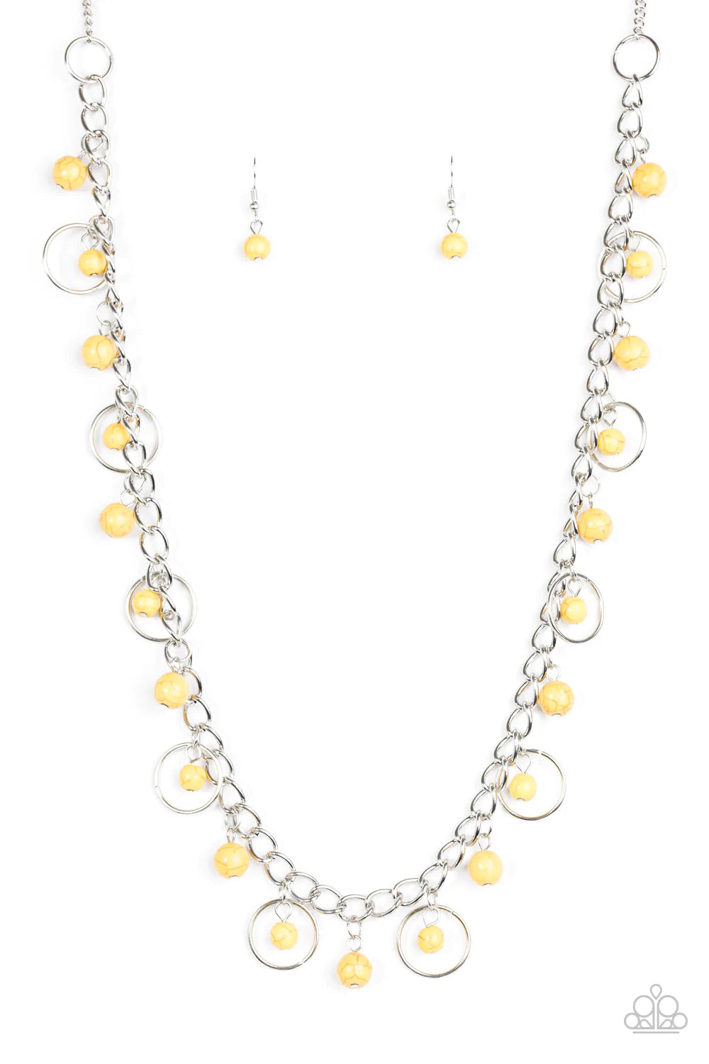 Paparazzi Necklace ~ Wolf Creek - Yellow