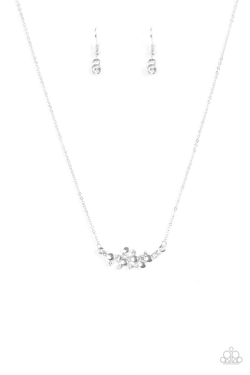 Paparazzi Necklace ~ Star Gazing Shimmer - White