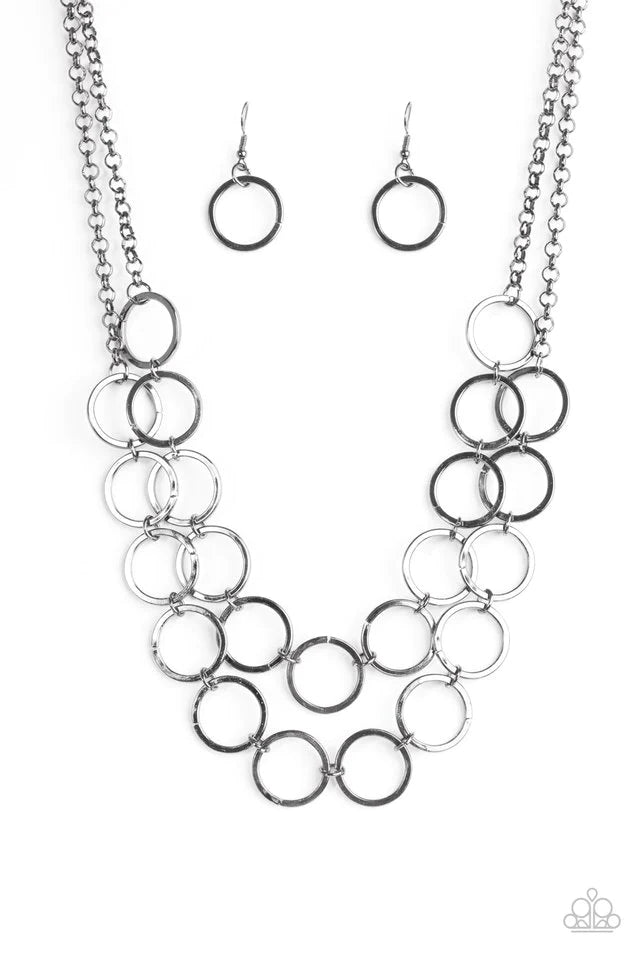 Collar Paparazzi ~ BLING The Alarm - Negro