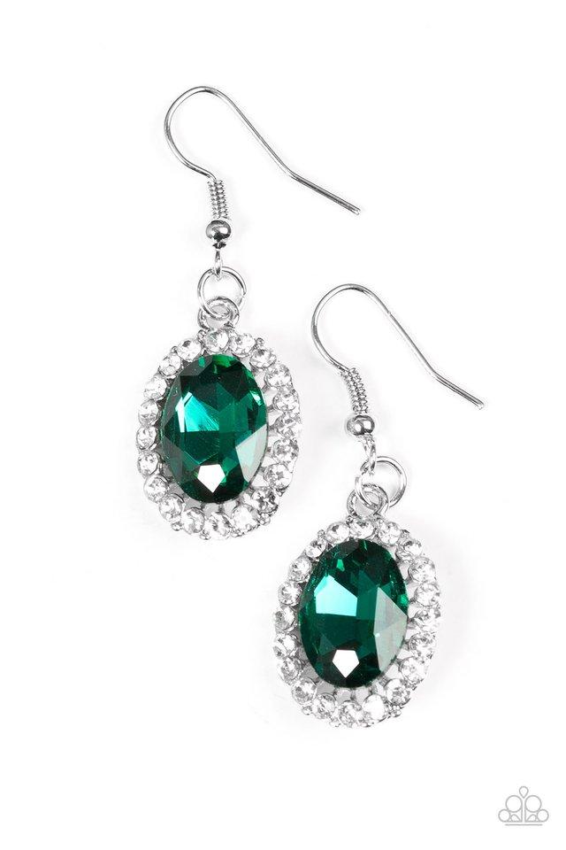 Paparazzi Earring ~ The FAME Of The Game - Green