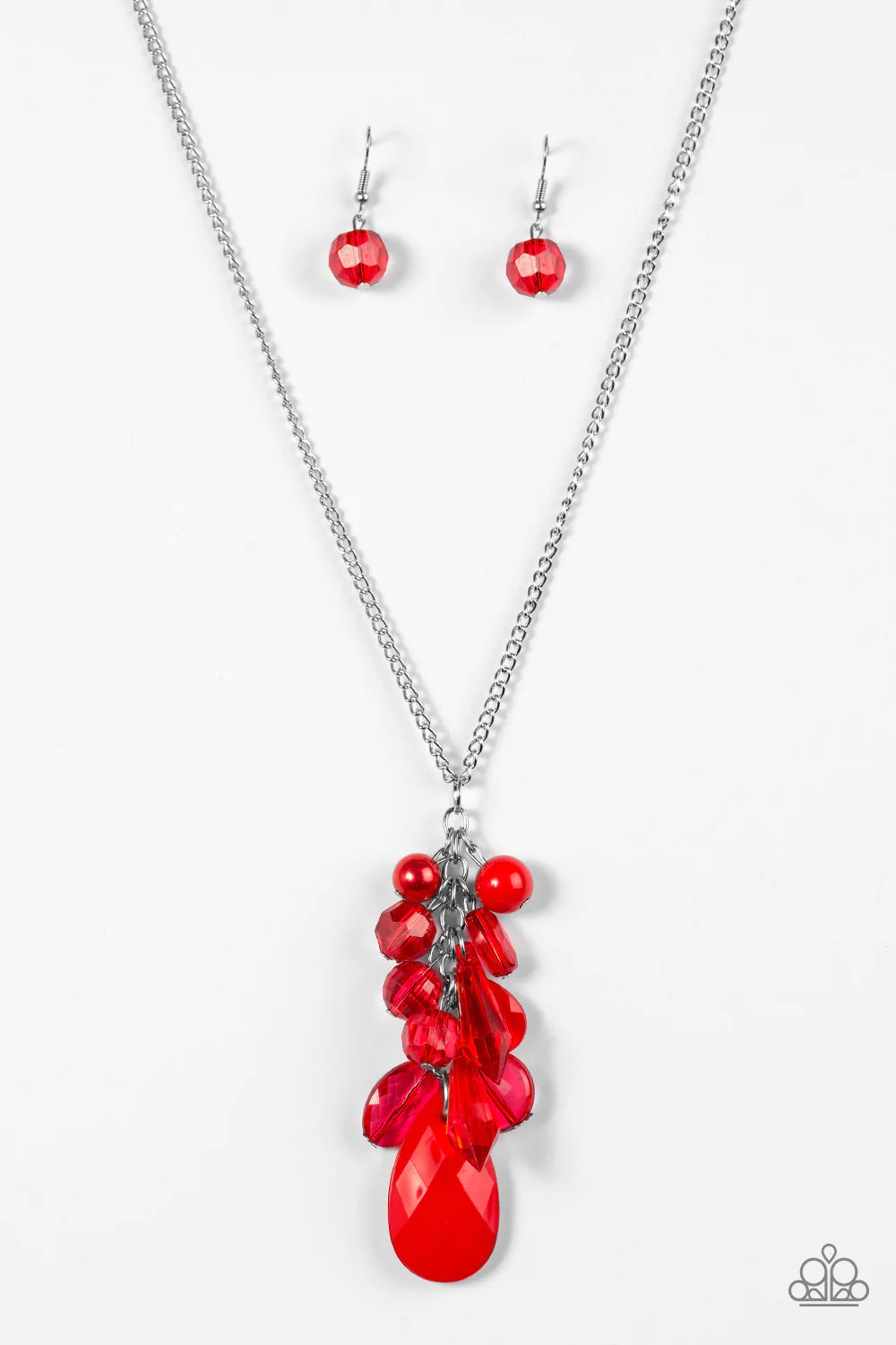 Paparazzi Necklace ~ Keepin It Colorful - Red