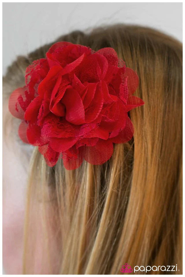 Paparazzi Hair Accessories ~ Setting the Tone - Red