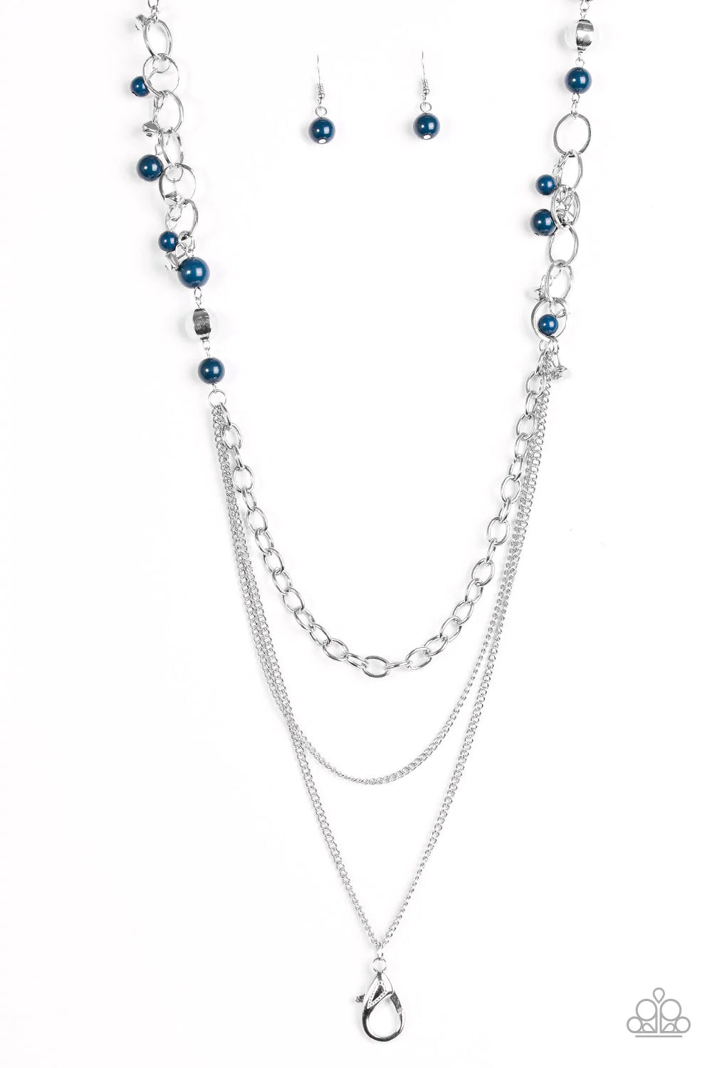 Collar Paparazzi ~ Despreocupado y caprichoso - Azul